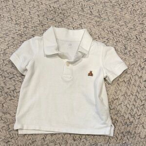 Gap white polo 18-24m